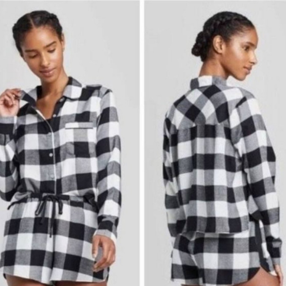 New "Colsie" Flannel Plaid Pajamas - Picture 7 of 15